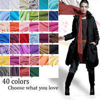 Fashion Plain Design Shawl Scarf Stock 40 Colors Wholesale Price 100% Cashmere